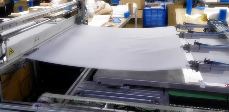 IndustrialRO membrane spacer cutting and welding